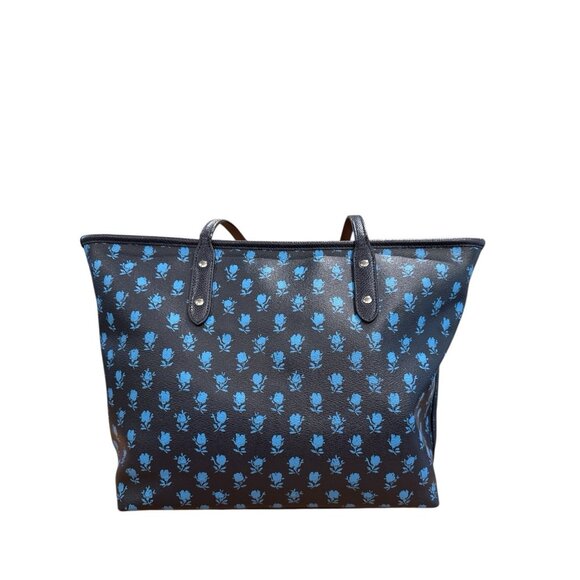 Coach City Zip Tote and Wallet in Badlands Floral With Silver Hardware COA EUC - Picture 5 of 9